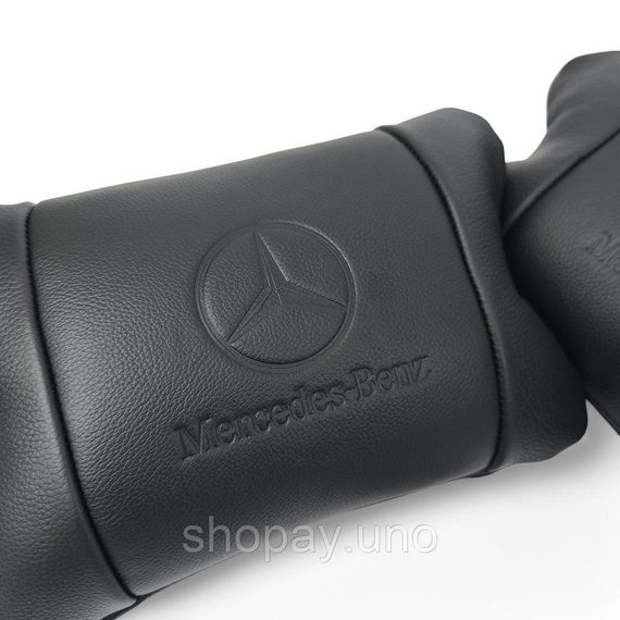 Мягкая подушка для путешествий подголовник Mercedes-Benz Мерседес, Авто подушки в машину JO-37 | Зображення 6