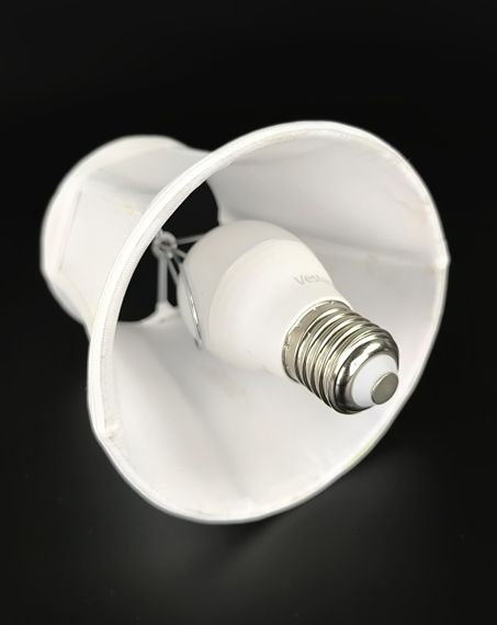 Плафон 333-wh 8х11х12 см білий | Зображення 5