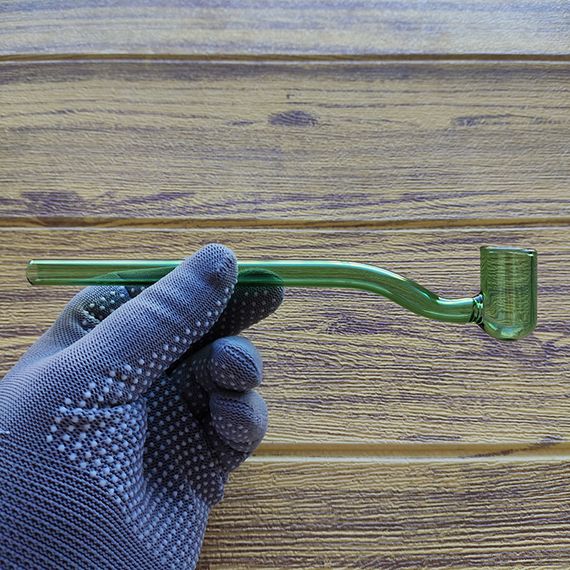 Стеклянная трубка Sherlock Tube Long Oil Green | Зображення 1