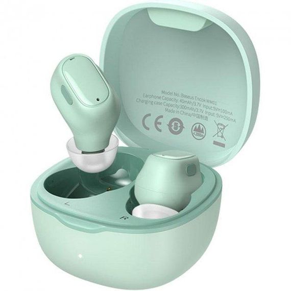 Беспроводные Наушники Baseus Encok WM01 Green