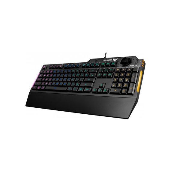 Клавіатура ASUS TUF Gaming K1 USB UA Black (90MP01X0-BKMA00) | Зображення 1