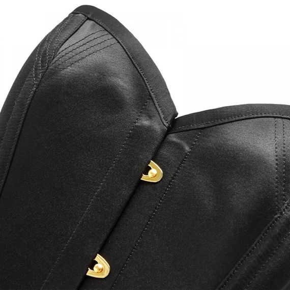 Корсет еротичний атласний UPKO, розмір M, чорний sexstyle | Зображення 13