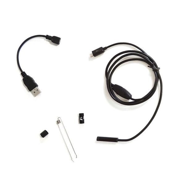 Цифровий ендоскоп камера ZCF USB/micro USB 2м Чорний (HbP87451) | Зображення 7