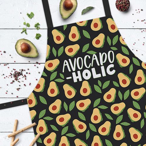 Фартук полноцветный Сolorful Avocado-holic | Зображення 1