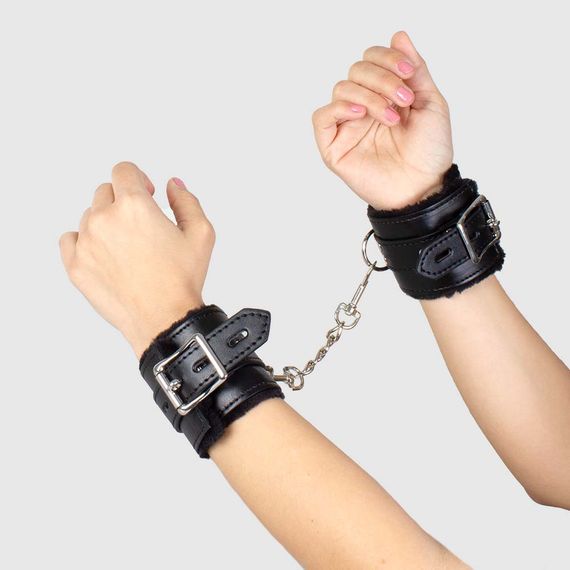 Наручники - Black Bondage Handcuffs Sex Aura | Зображення 4