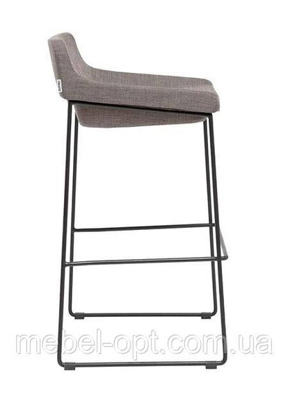 Стул барный Comfy (Комфи) Concepto мягкий серый, ткань рогожка | Зображення 7