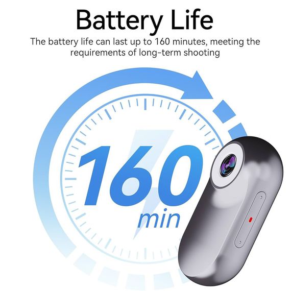 Миниатюрная экшн-камера Xilecam Mini 1080P с картой памяти 32 ГБ и многофункциональными аксессуарами | Зображення 1