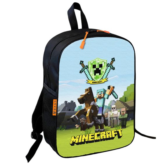 Шкільний рюкзак дитячий Minecraft + Сумка для взуття спортивної форми рюкзак-мішок для хлопчика (01719) | Зображення 4