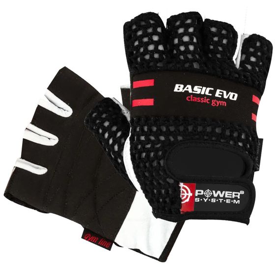 Рукавички для фітнесу Power System PS-2100 Basic EVO Black/Red Line XL