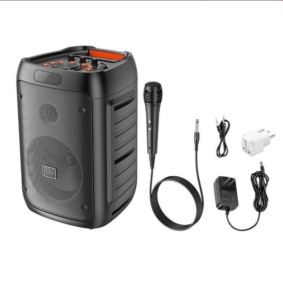 Портативная колонка XPRO BP10 чемодан 10Вт, USB, SD, FM радио, Bluetooth, 1 микрофон, ДУ (41917-BP10_3414) | Зображення 3