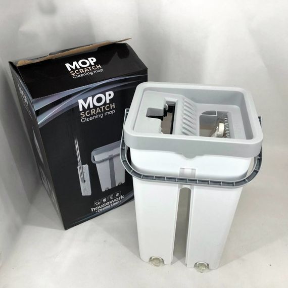 Швабра с автоматическим отжимом scratch Scratch Cleaning Easy Mop, Уникальная швабра ZI-26 | Зображення 6