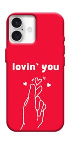 Чохол з картинкою Loving you для Apple iPhone 16 (6.1")