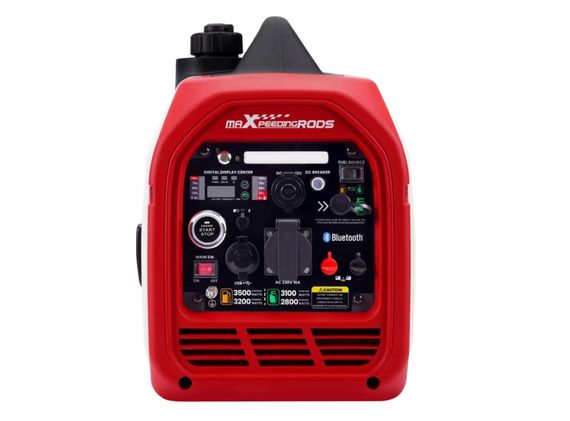 Генератор інверторний БЕНЗИН/ГАЗ MXR4000GT (3,2 kW), однофазний, 220V, 50Hz, об'єм бака 4л, дистанційний запуск Bluetooh | Зображення 4