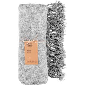 Плед Ardesto Chenille 140х190см, сірий (ART0201CH)