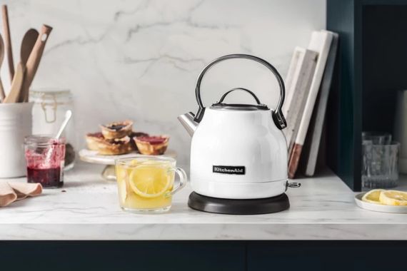 Электрочайник KitchenAid 5KEK1222EWH 1.25 л белый | Зображення 1