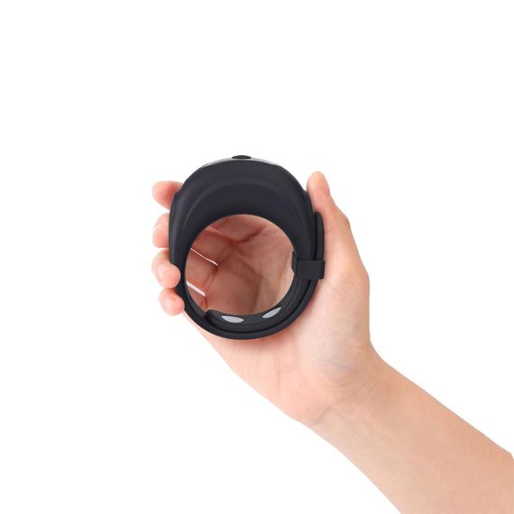Эрекционное виброкольцо Dorcel Fit Vibe Ring, регулируемый диаметр 4–5,7 см, 10 режимов Sex Aura | Зображення 5