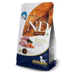 Farmina N&D Grain Free Brown Dog Adult Mini беззерновой сухой корм для собак с коричневой шерстью с ягненком,