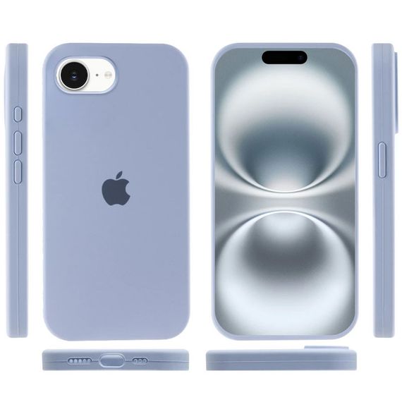 Чохол Silicone Case Full Protective (AA) для Apple iPhone 16e (6.1") | Зображення 2