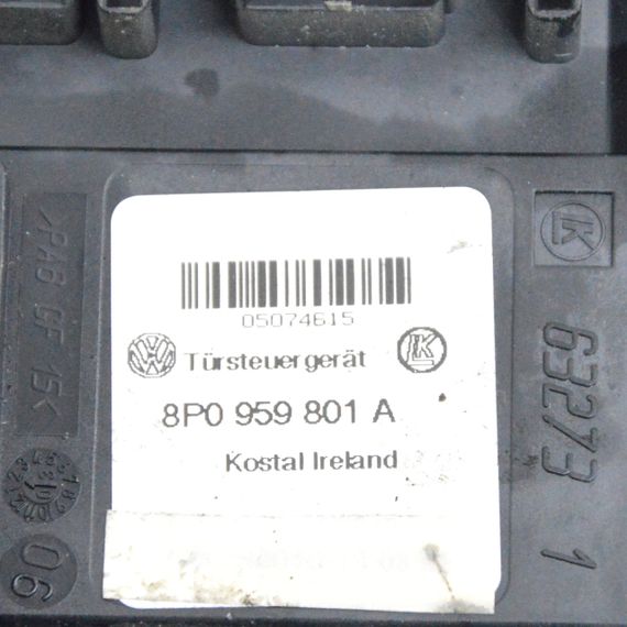 Блок моторчика склопідйомника передніх лівих дверей Audi A3 2003-2012 Модуль моторчика скла Ауді 8P0959801A | Зображення 1