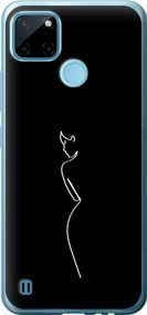 Чехол на Realme C25Y Силуэт1 "4590u-2553-17620"