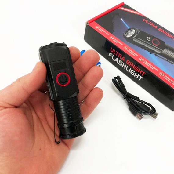 Багатофункціональний тактичний ліхтар, Ліхтарик police оригінал, Алюмінієвий ліхтар 18650 SM-25 | Зображення 6