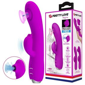 Вібратор з вакуумною стимуляцією клітора Pretty Love-Regina, BI - 014727 Sex Aura