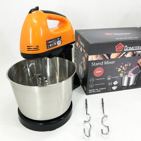 Миксер ручной для смешивания и взбивания Domotec R6637O 250 W, Миксер для приготовления тортов и кремов CM-36 | Зображення 8