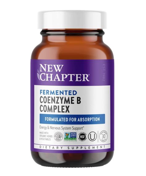 В комплекс New Chapter Fermented Coenzyme B Complex 30 Veg Tabs NC0350