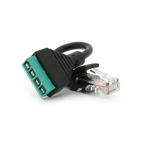 Разъем для подключения RJ-45(M) (4 контакта) с клеммами под кабель
