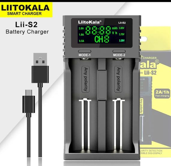 Универсальное зарядное устройство LiitoKala Lii-S2