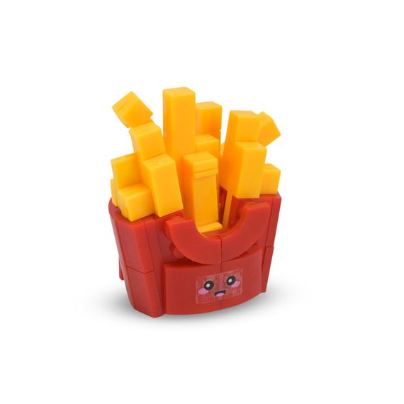 Конструктор дитячий "Western fast food: Fries" 1024A-6, пластик, 78 деталей | Зображення 1