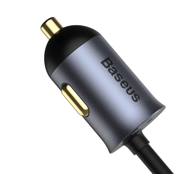 АЗП Baseus Share Together PPS multi-port Fast charging with extension cord 120W 2U+2C Gray | Зображення 3