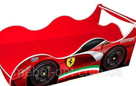 Ліжко машинка серія Драйв D 012 Ferrari (Феррарі) жовте для дітей і підлітків | Зображення 5