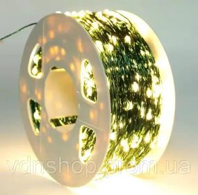 Гірлянда Роса LED на зеленому дроті USB 10 м AND 5335