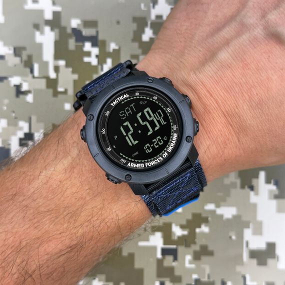 Чоловічий годинник Awarder 036 Nylon Black-Blue | Зображення 2