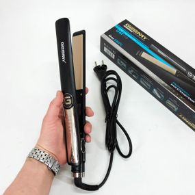Випрямляч для волосся для салонного використання Gemei GM-416 Гофре плойка праска волосся FL-36