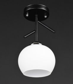 Люстра стельова на 1 лампочку 27810 Чорний 26х13х13 см.