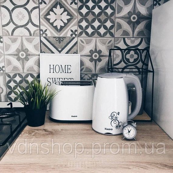 Електричний чайник з індикацією включення MAGIO MG-512 1.7 л 1650 Вт, Якісний домашній чайник OG-42 | Зображення 4