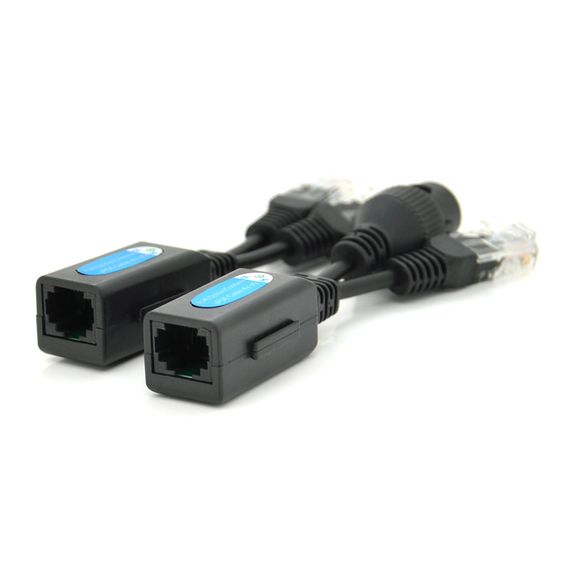 Splitter/Combiner RJ-45 POE Разветвитель сигнала 2 устройства одному кабелю | Зображення 2