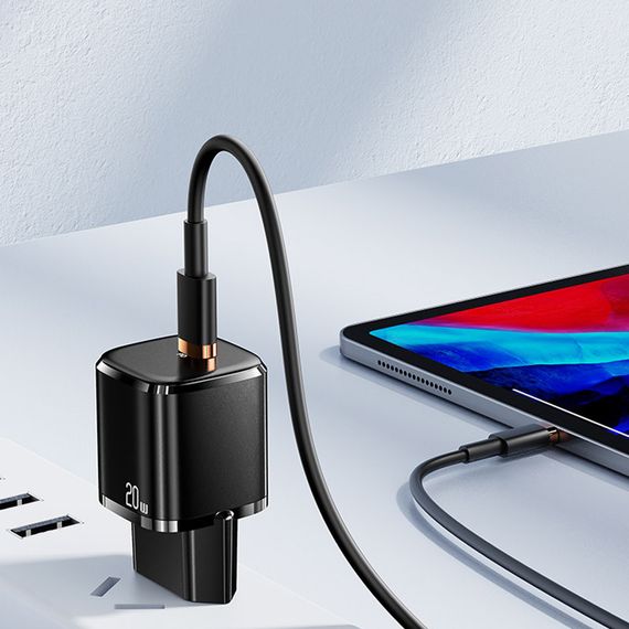 МЗП Usams US-CC124 T36 20W Super Si (1USB-C) Чорний | Зображення 3