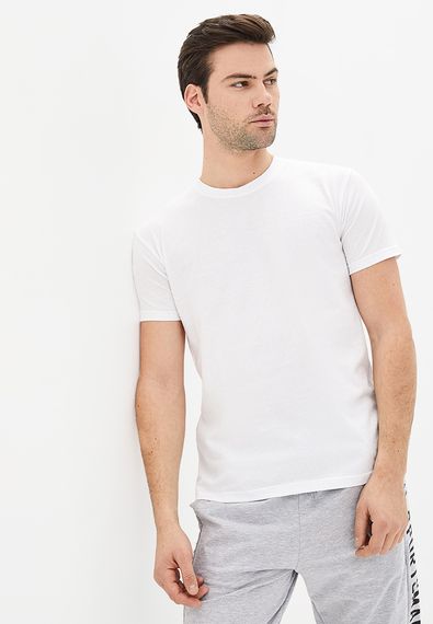 Футболка чоловіча базова білий, 2XL