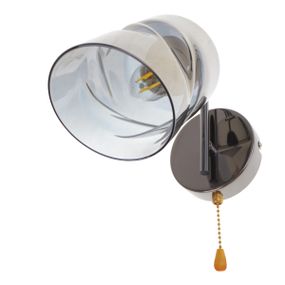 Бра со стеклянным плафоном LK-723W/1 E27 BK + CH