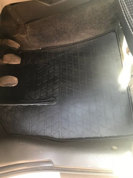 Гумові килимки (Stingray) 4 шт, Premium - без запаху гуми для Fiat Doblo II 2005-2010 рр | Зображення 1