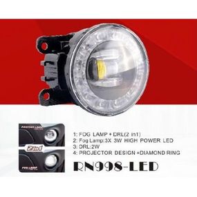 Фари дод. модель Renault/HD/NS/MB/SZ Cars/RN998-LED/12V9W+2W/FOG+DRL/ел.проводка