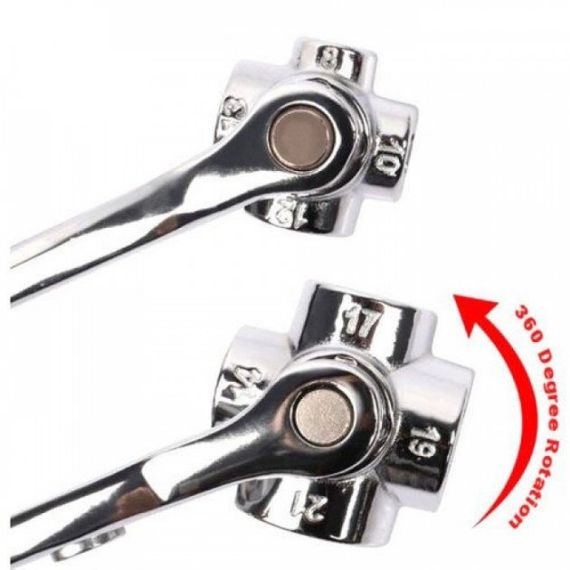 Універсальний ключ 48 в 1 Universal Tiger Wrench PRO 2428 new original Надміцний набір універсальних ключів | Зображення 3