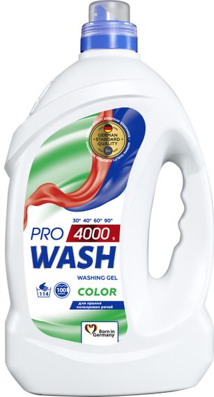 Гель для прання Pro Wash Color 4000 г