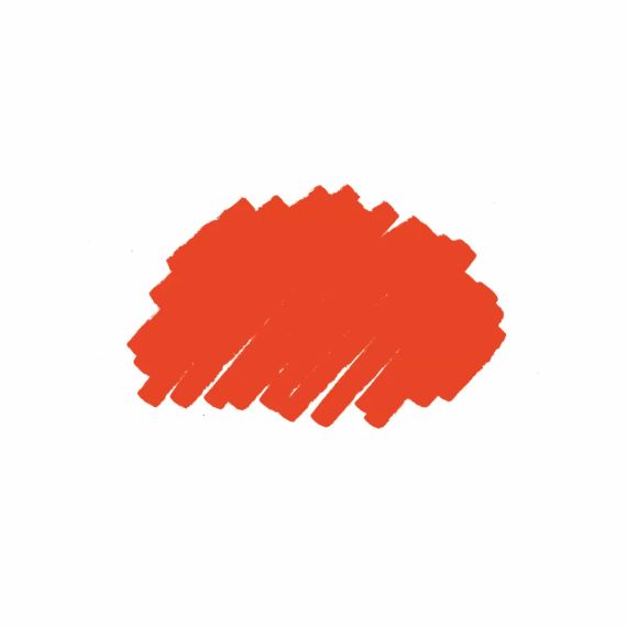 Полуперманентный фломастер для временных тату Оранжевый Stargazer Semi-Permanent Tattoo Pen №11 | Зображення 1