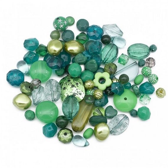 Декоративні намистинки для творчості Бомбей Dom Busin УТ100014221 в упаковці 110 шт | Зображення 1