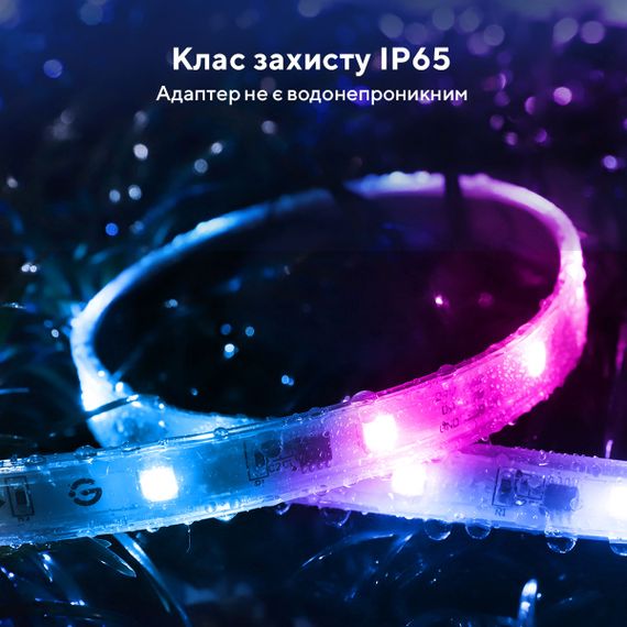 Стрічка світлодіодна Govee  розумна H6172 Phantasy Outdoor LED RGBIC Strip Lights 10м Білий (H61723D1) | Зображення 4