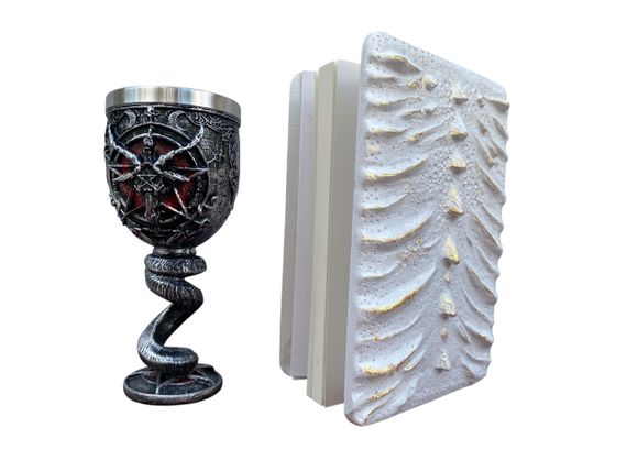 Подарунковий набір Келих 3D Бафомет і Блокнот 3D «Око Крижаного Хранителя» | Зображення 1